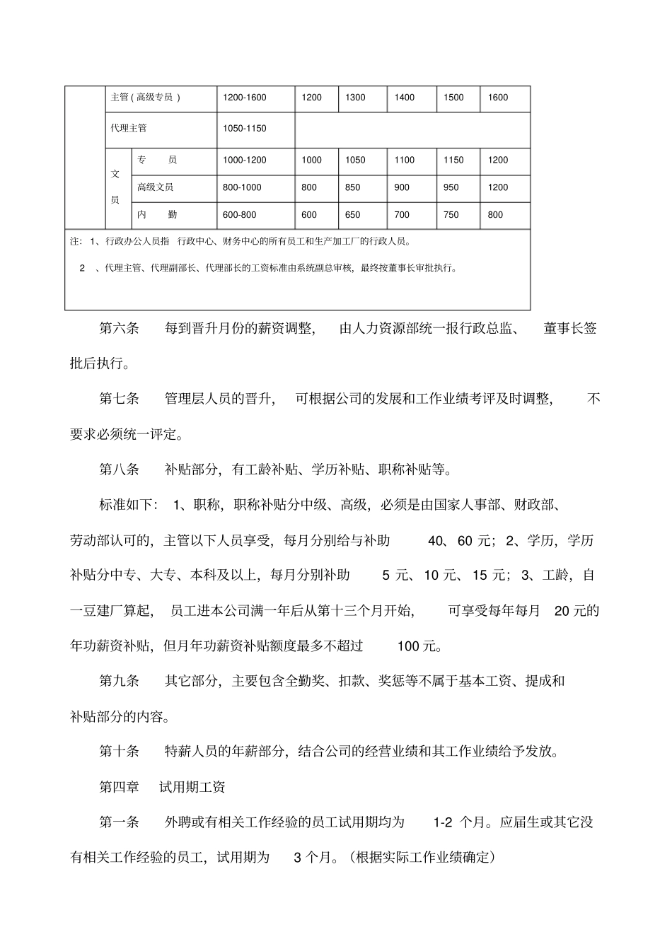 企业薪酬管理制度全_第3页
