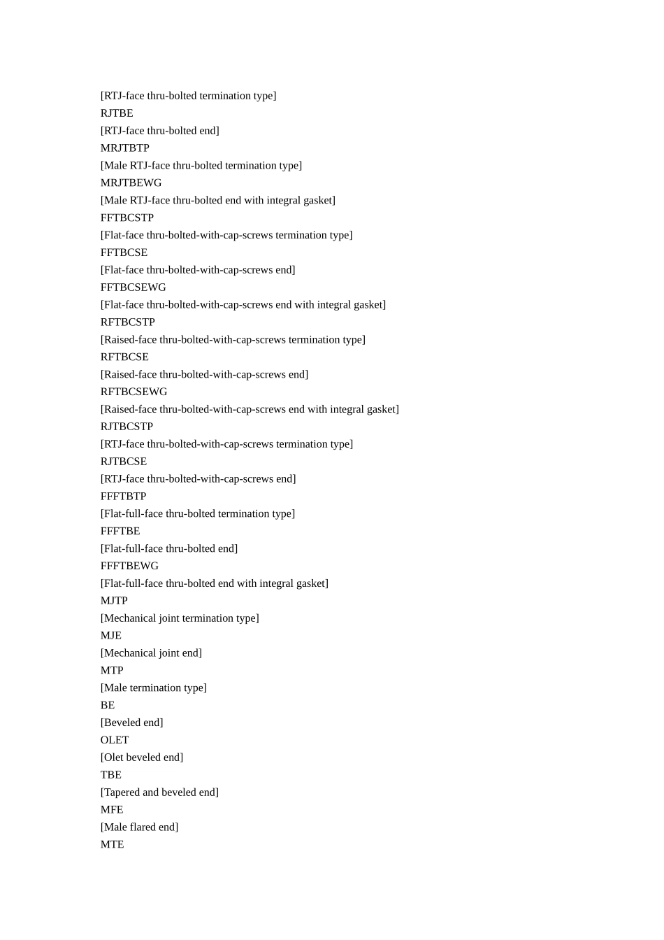 化工管道端部连接方式及端部类型英文缩写_第3页