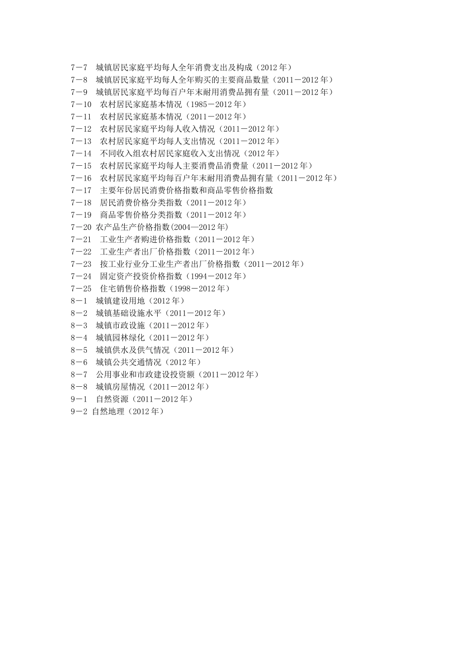 重庆统计年鉴目录_第3页