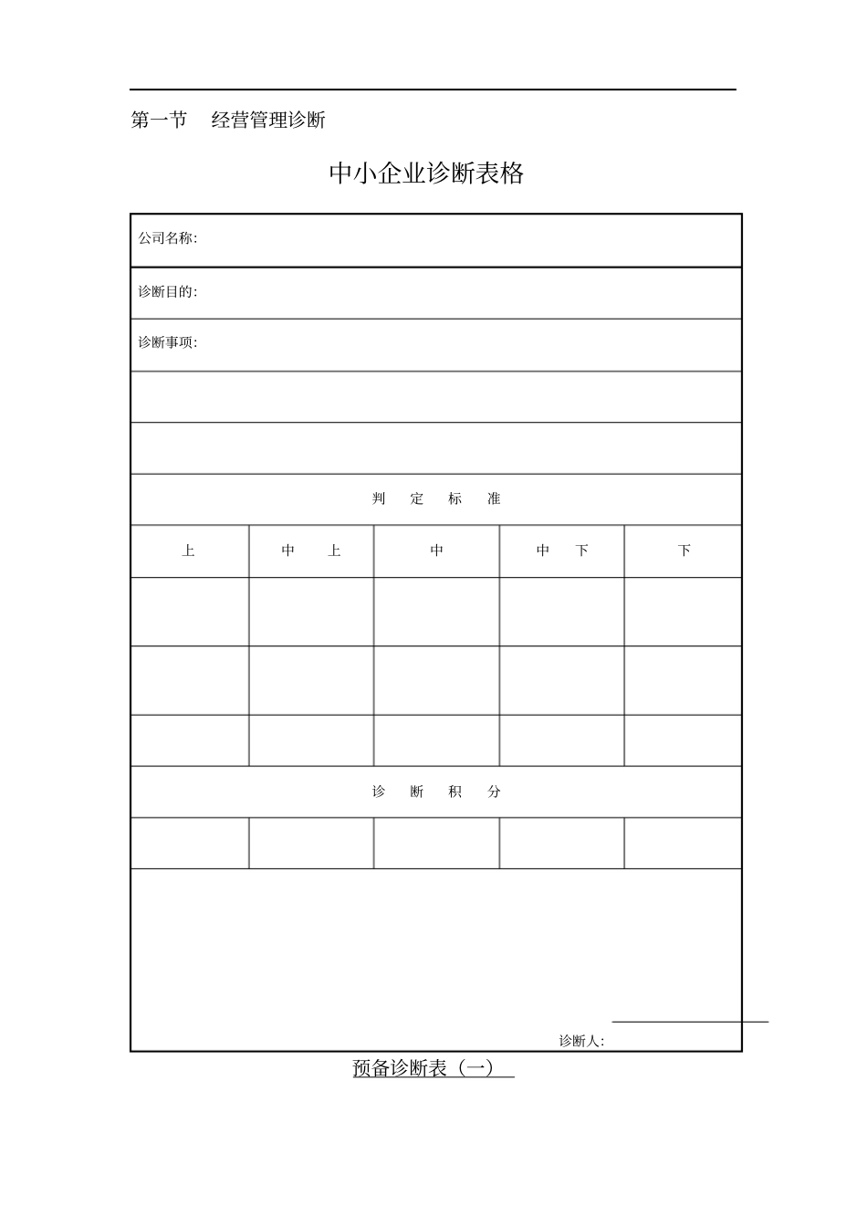 企业问诊表格_第1页