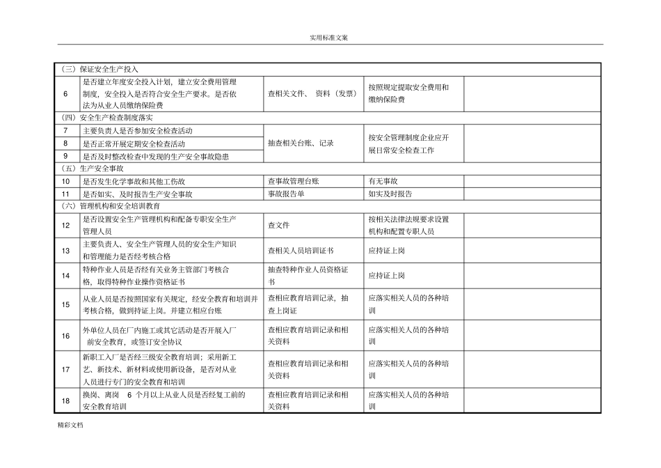 企业隐患排查治理检查自查记录簿表_第2页