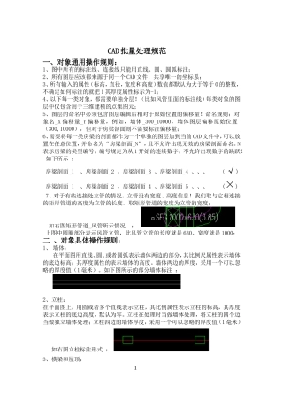 综合管线CAD批量处理规范