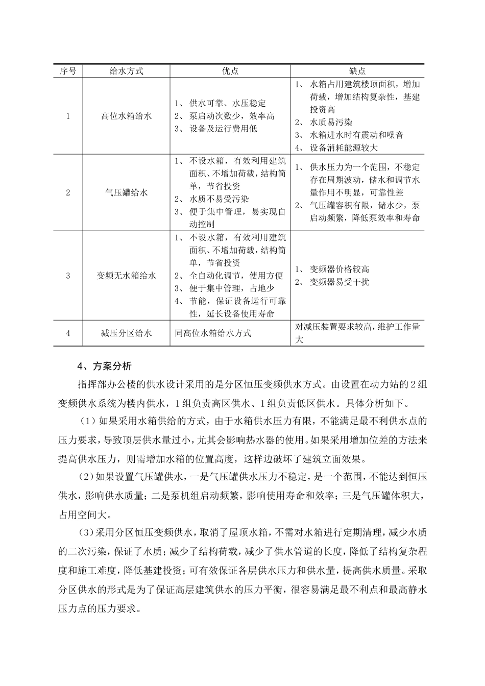 高层办公楼给排水设计方案分析_第3页