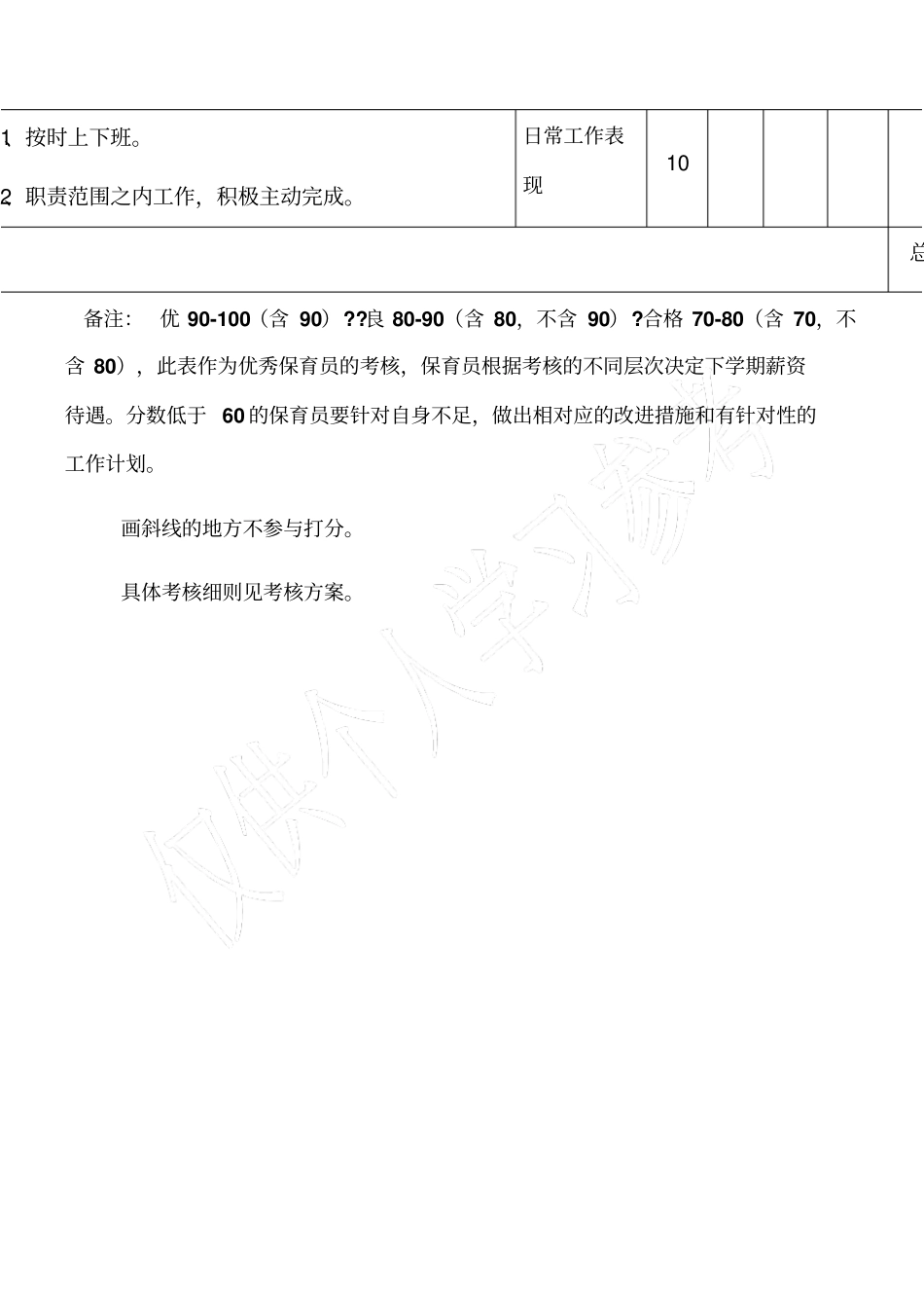 优秀保育员评选表_第2页