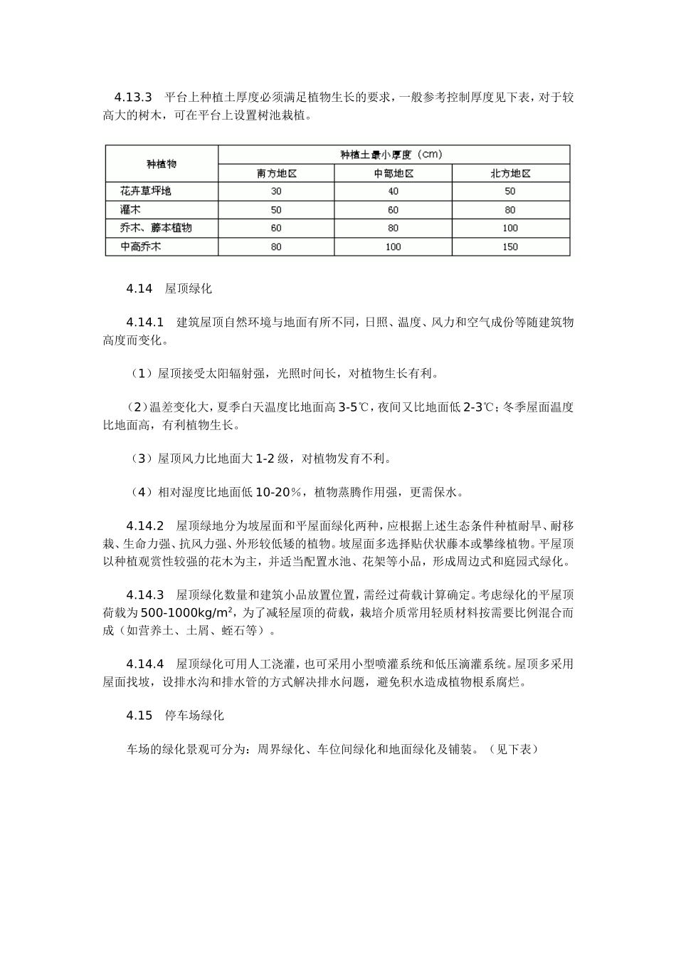 屋顶绿化种植土厚度_第1页