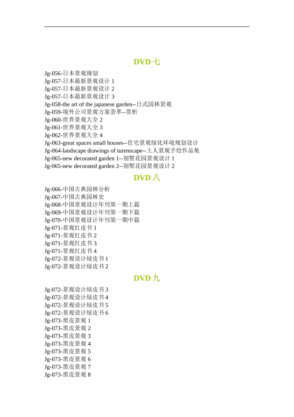 园 林 景 观 书 籍 目 录_第3页
