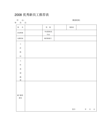 优秀新人奖表