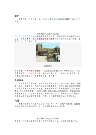 塞维利亚简介