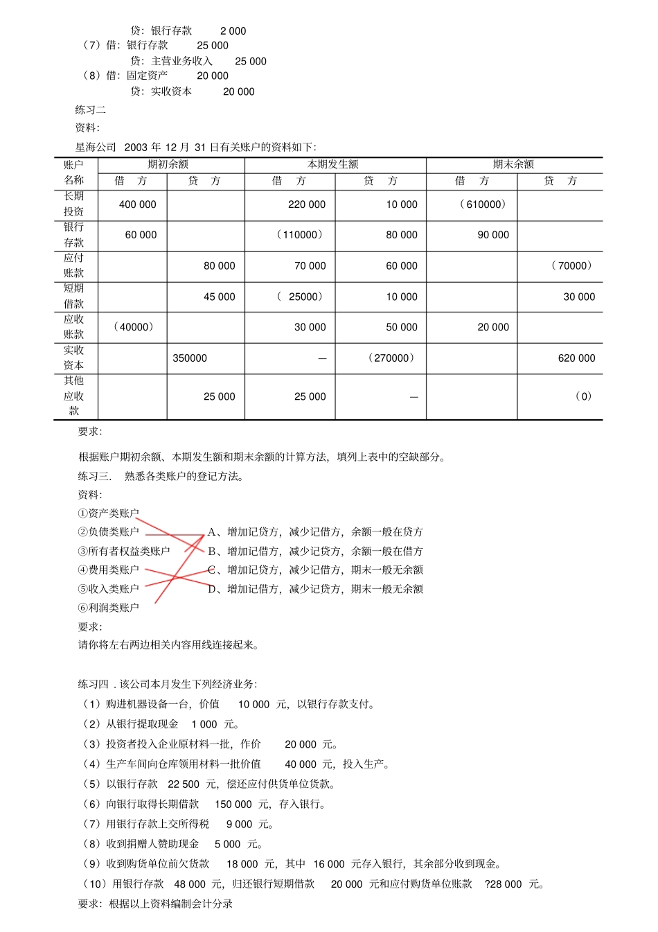 会计作业4章答案_第3页