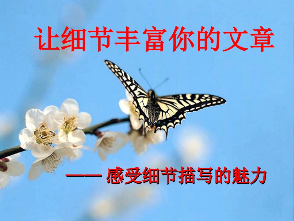 细节描写课件_第1页