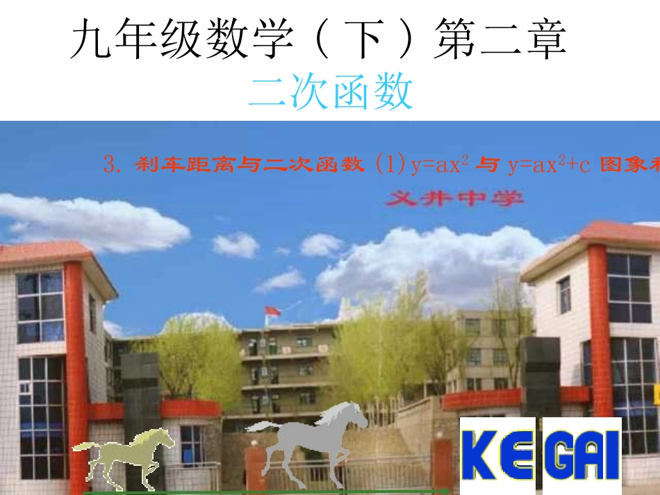 刹车距离与二次函数_第1页