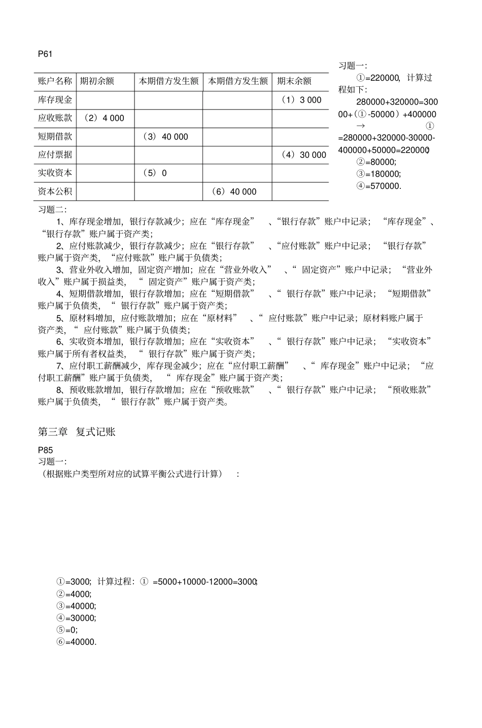 会计学原理课后题答案_第2页
