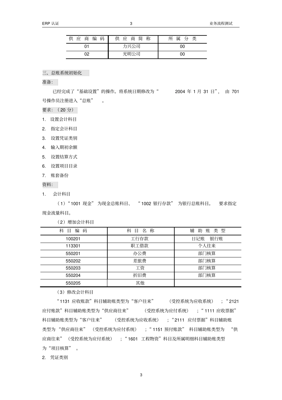 会计电算化操作题_第3页