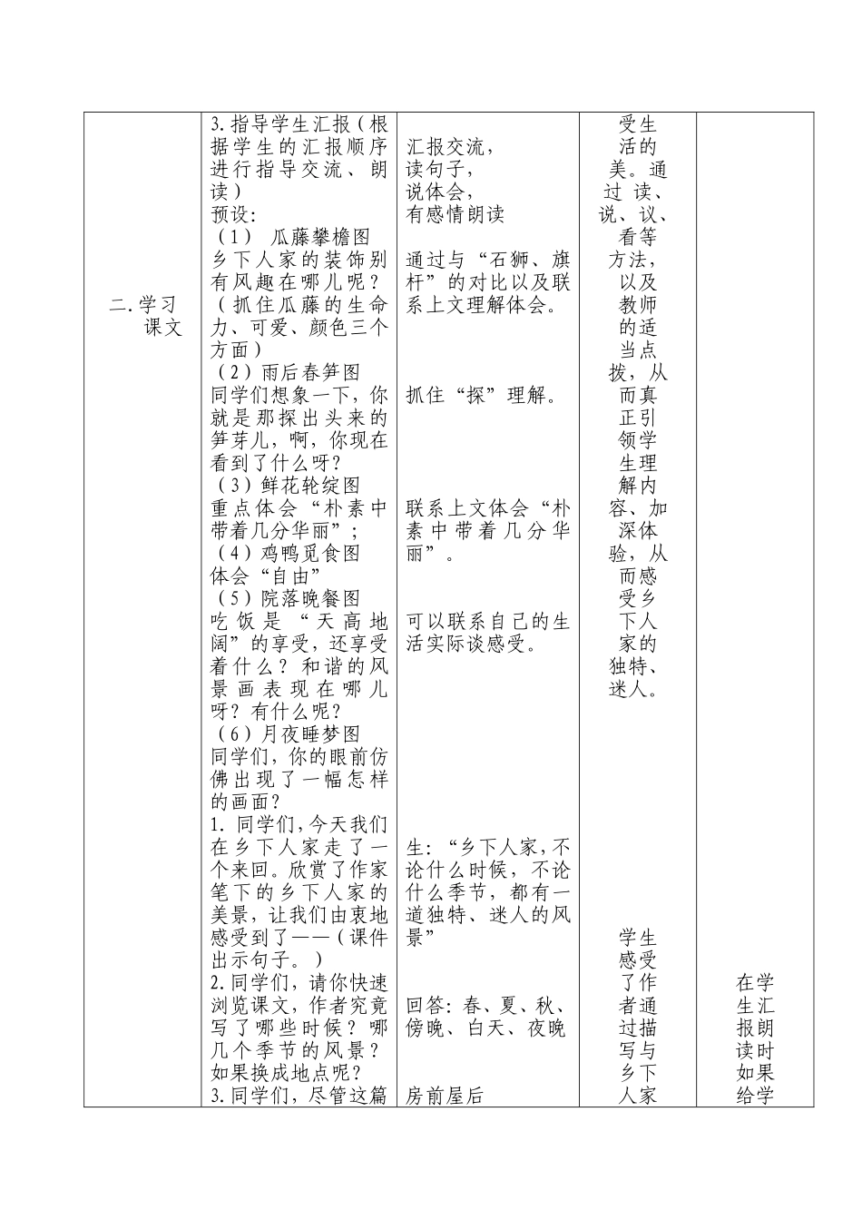《乡下人家》教学设计_第2页