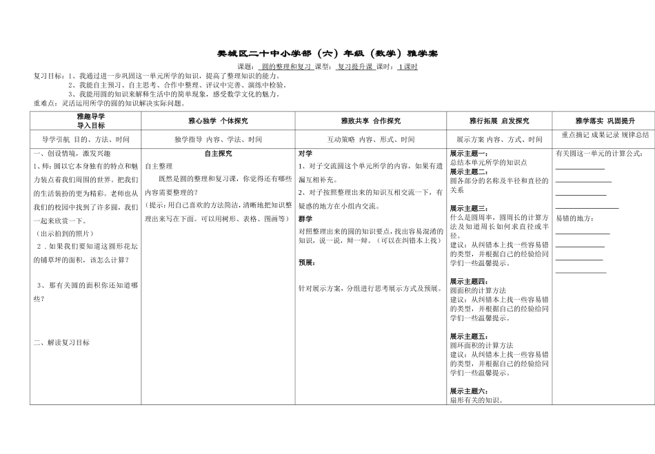 圆的整理和复习_第1页