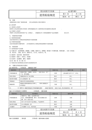 低压成套检验规范
