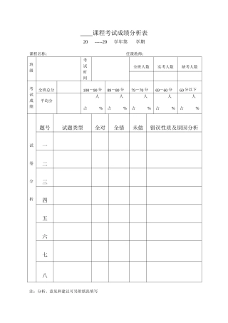 成绩分析表 (6)