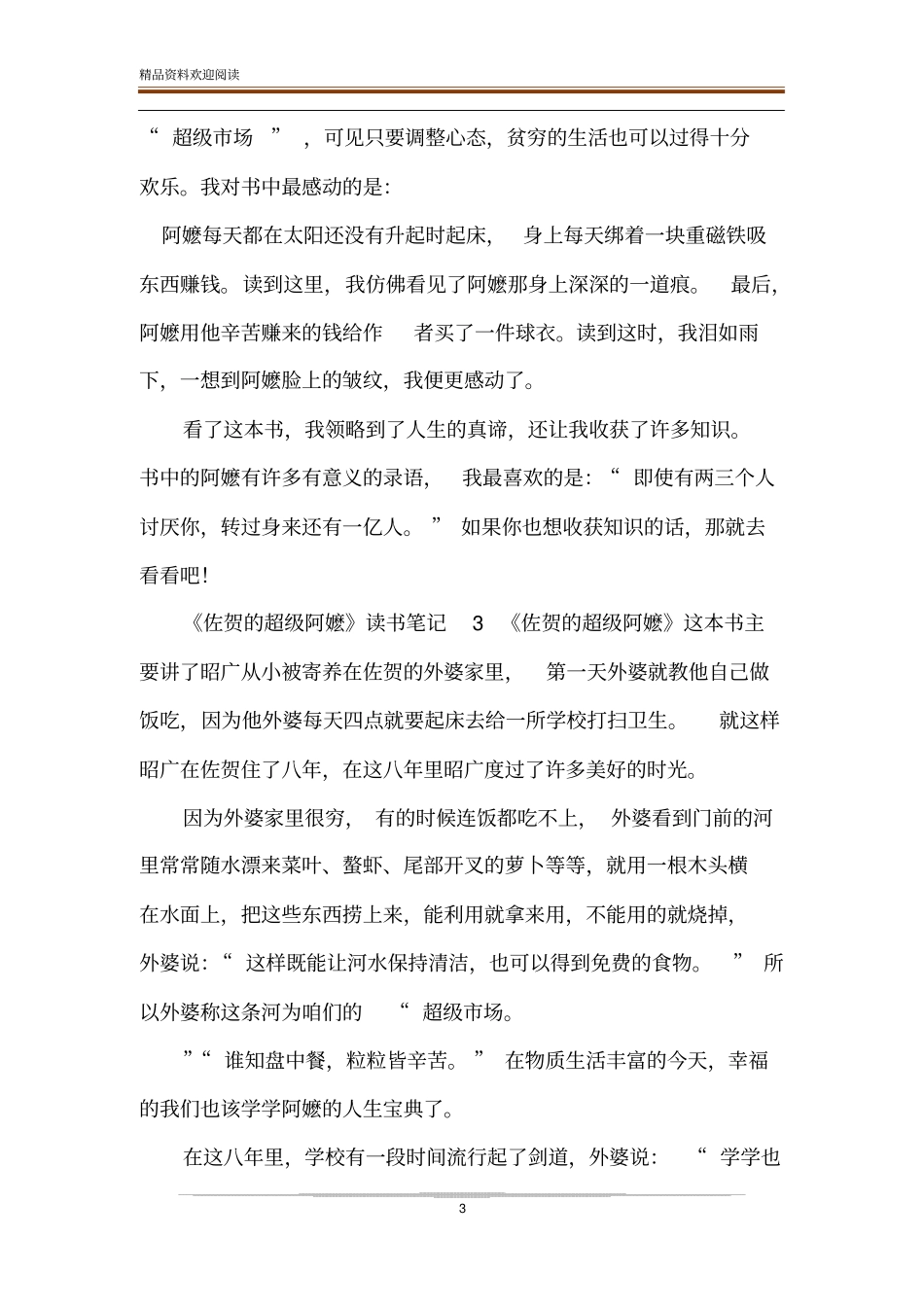 佐贺的超级阿嬷读书笔记_第3页