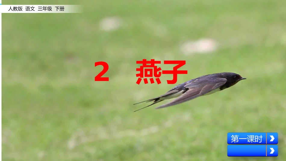 部编人教版三年级语文下册第2课《燕子》PPT_第3页