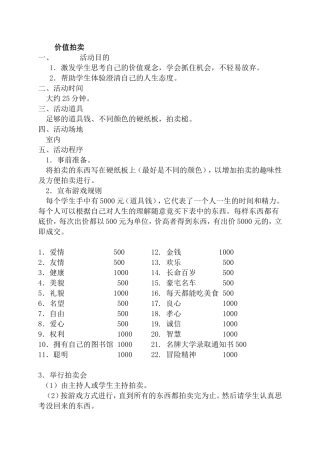 价值拍卖 (2)
