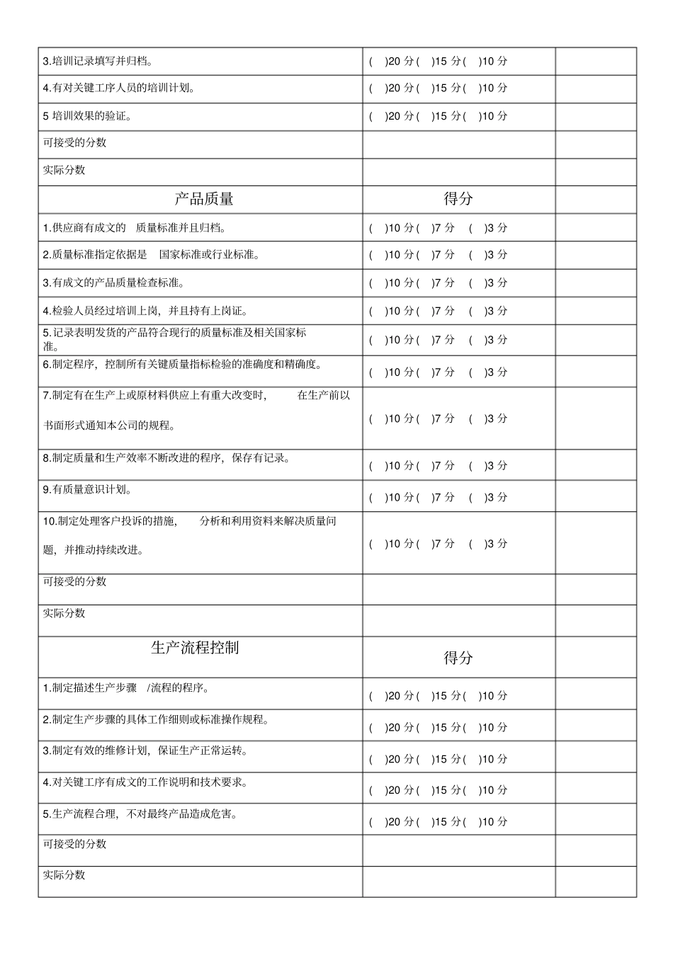 供应商年考核评价表_第3页