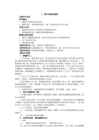 我们知道的磁铁