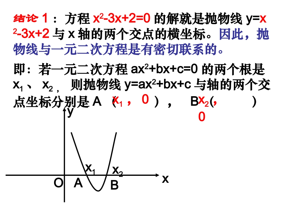 二次函数与一元二次方程的关系课件 (2)_第3页
