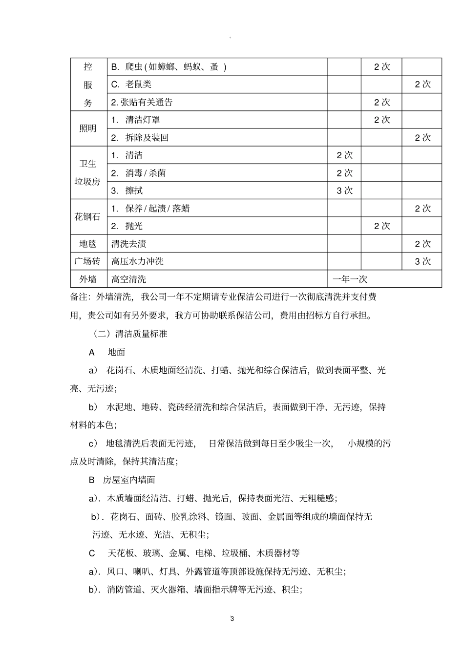 保洁实施方案_第3页