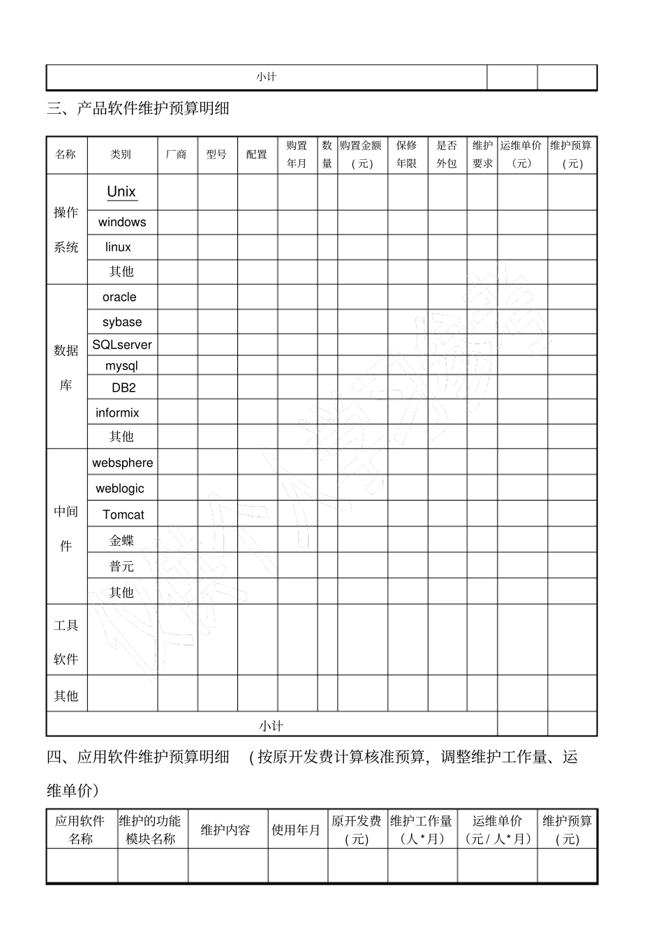信息系统运维项目预算申请书_第3页