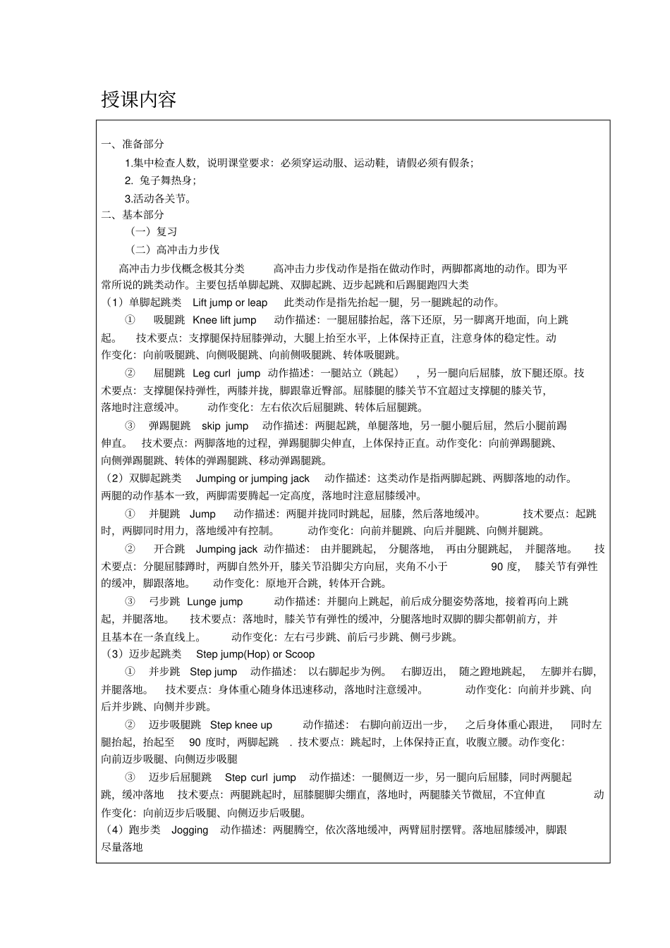 健美操基本步伐_第3页