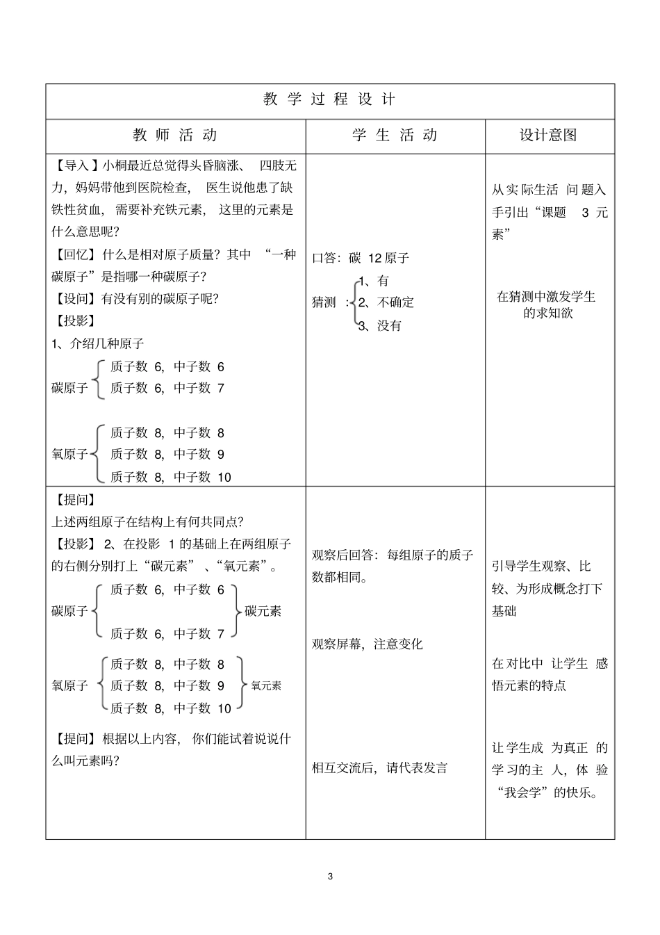 元素教学设计_第3页