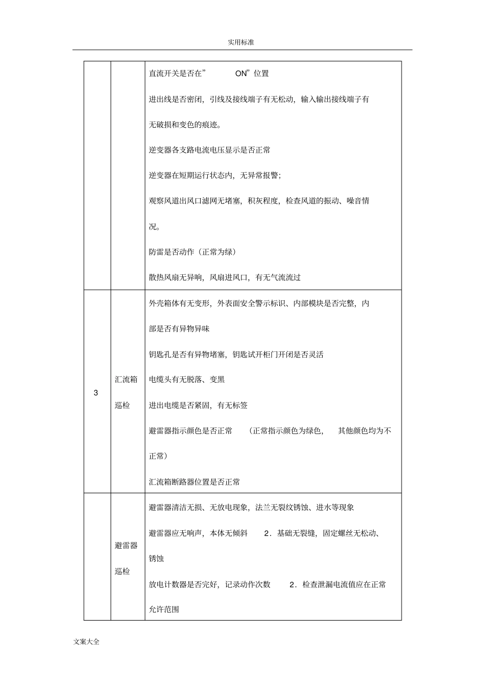 光伏电站巡检方案设计_第3页