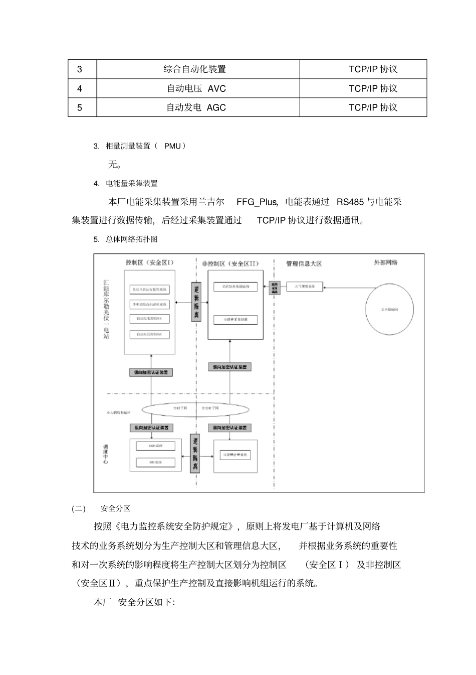 光伏电站用户站电力监控系统安全防护方案_第3页