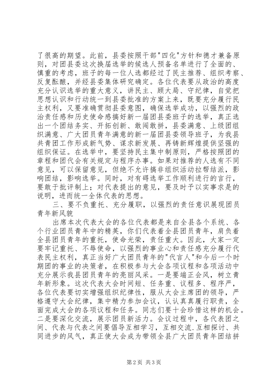 共青团领导讲话发言预备会议_第2页