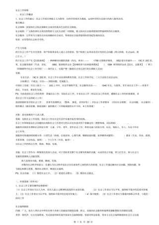 全国社会工作考研MSW大纲解析剖析