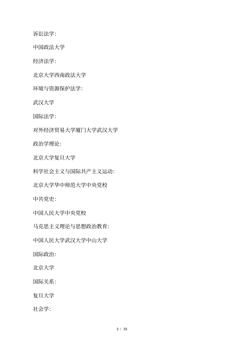 全国重点大学强势学科超详细_第3页