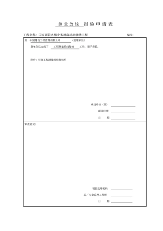 全套装饰工程报验申请表36