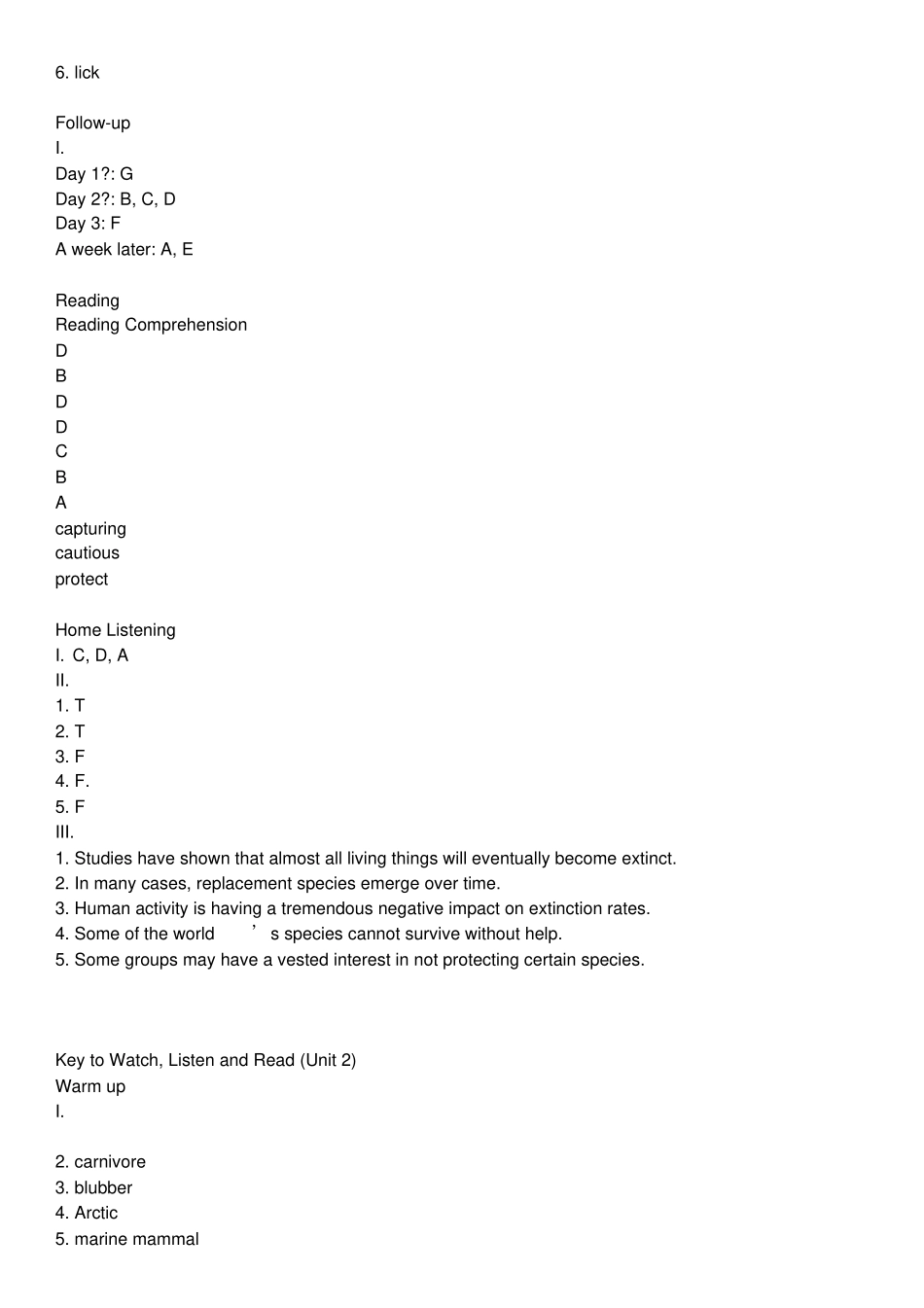 全新版大学英语视听阅读2答案_第2页