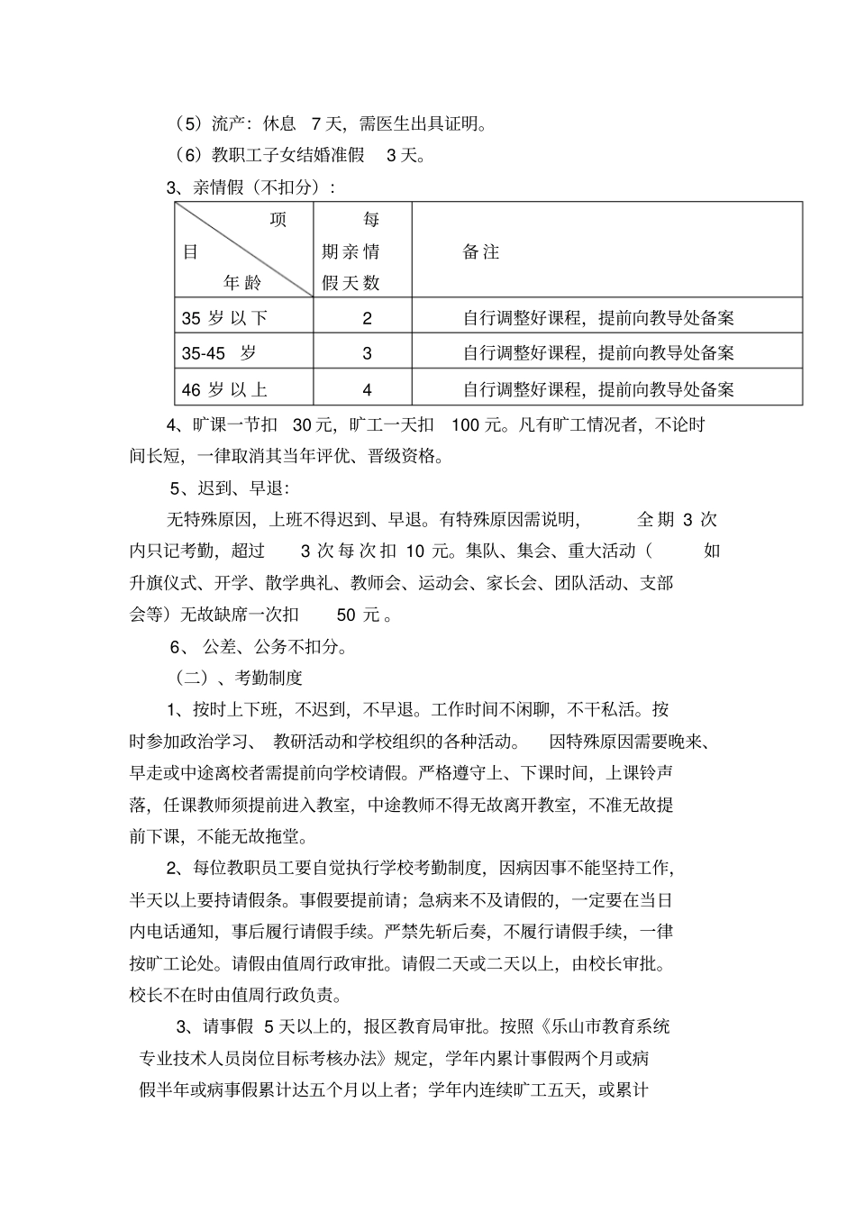 全福学校教育教学管理细则_第2页