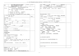 八上Unit7Willpeoplehaverobotsintheirhome第一课