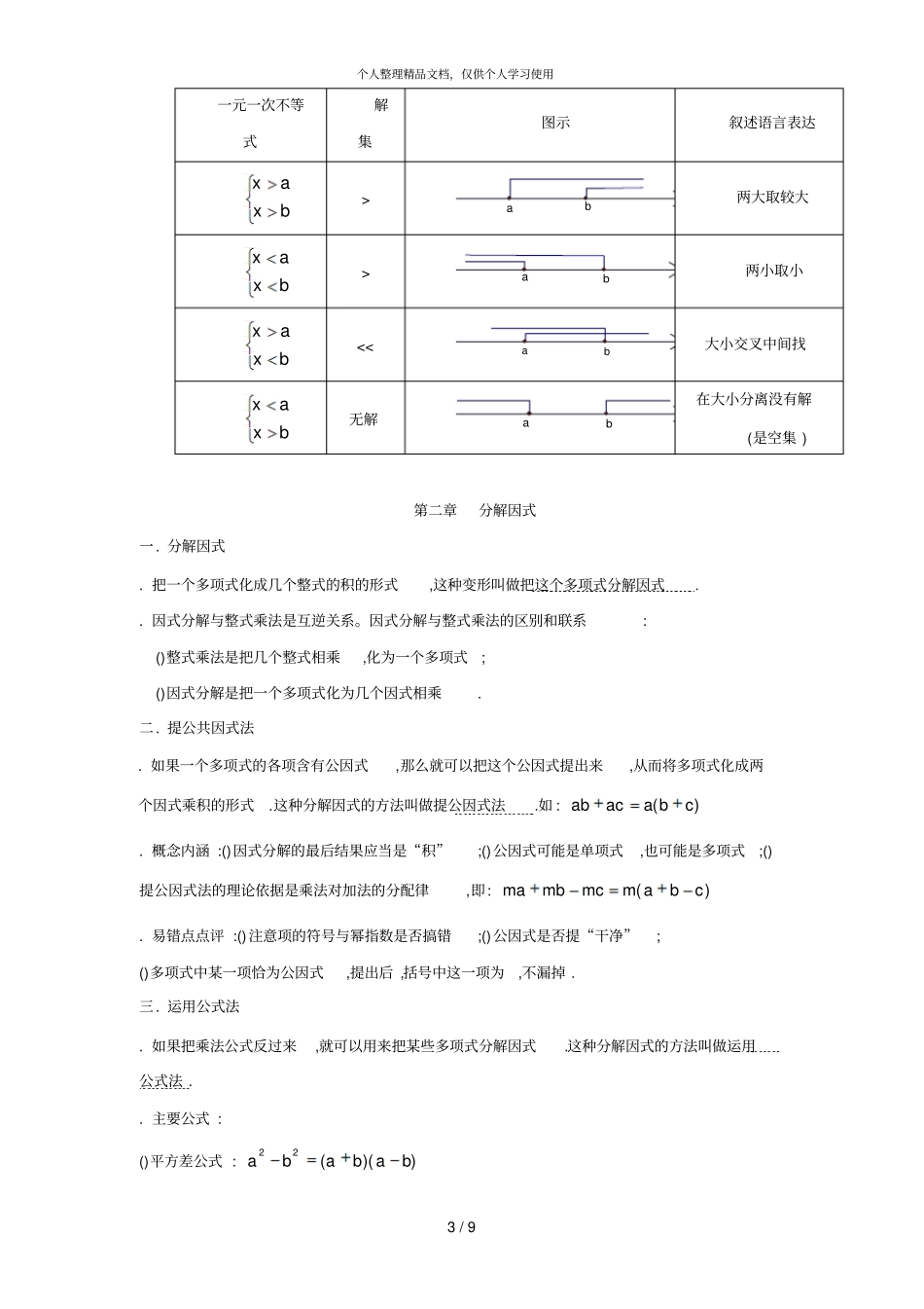 八年级下册数学各章节知识点总结_第3页