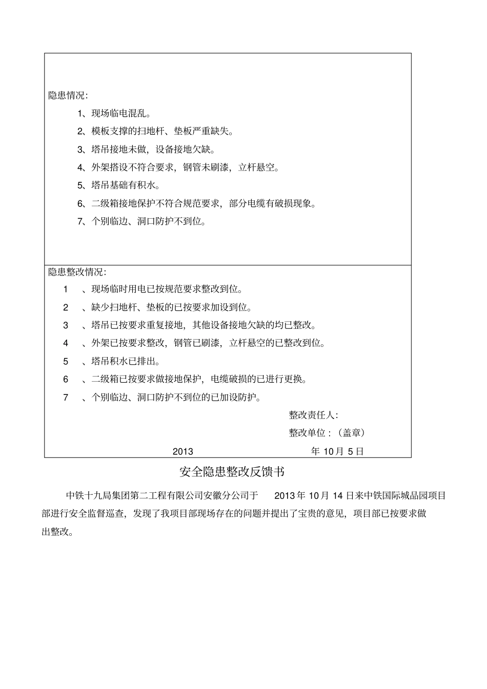 公司安全检查记录_第2页