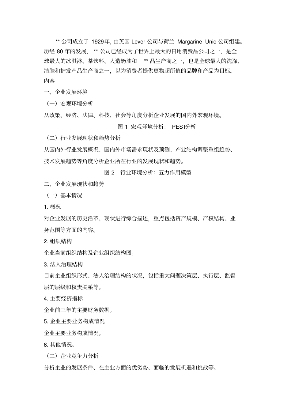 公司战略规划模板_第2页