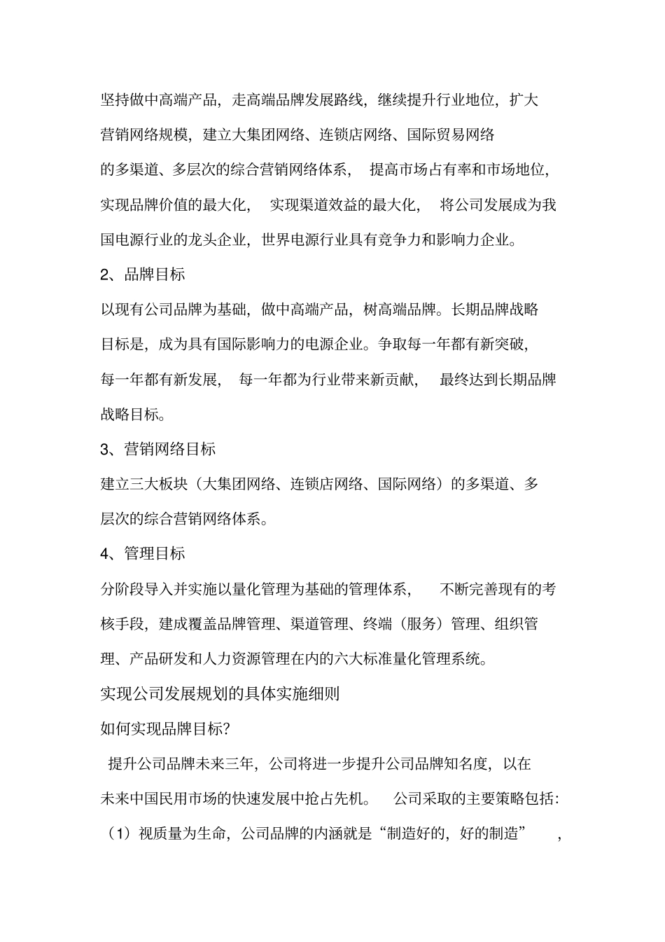 公司未来战略规划及发展目标_第3页