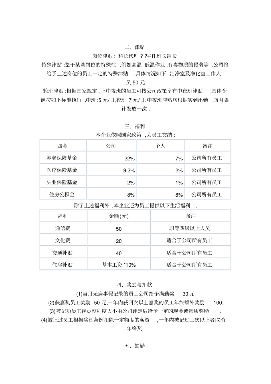 公司薪资结构表_第2页