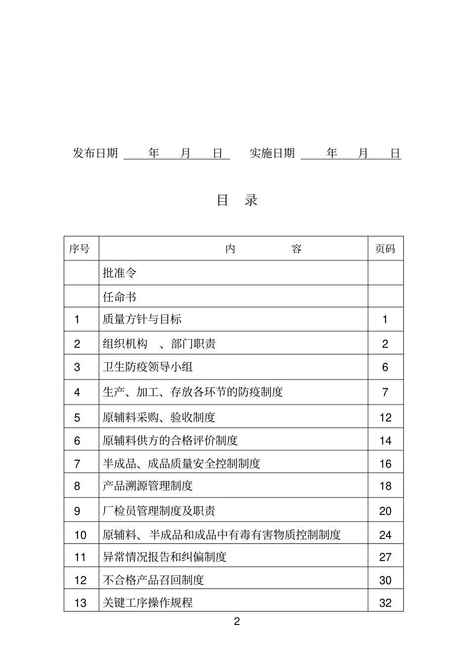 公司质量管理体系文件讲解_第2页