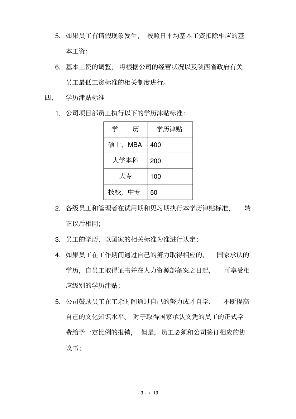 公司项目部工资标准_第3页