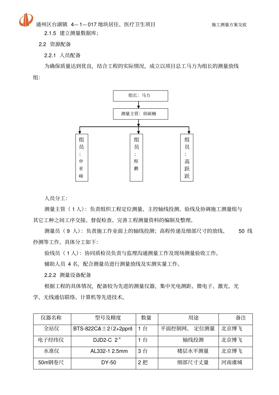 公园里测量施工方案讲解_第2页