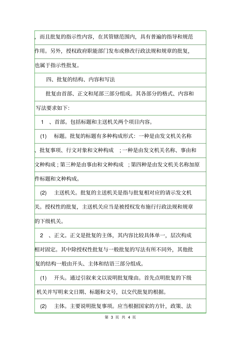 公文写作之批复的格式批复_第3页