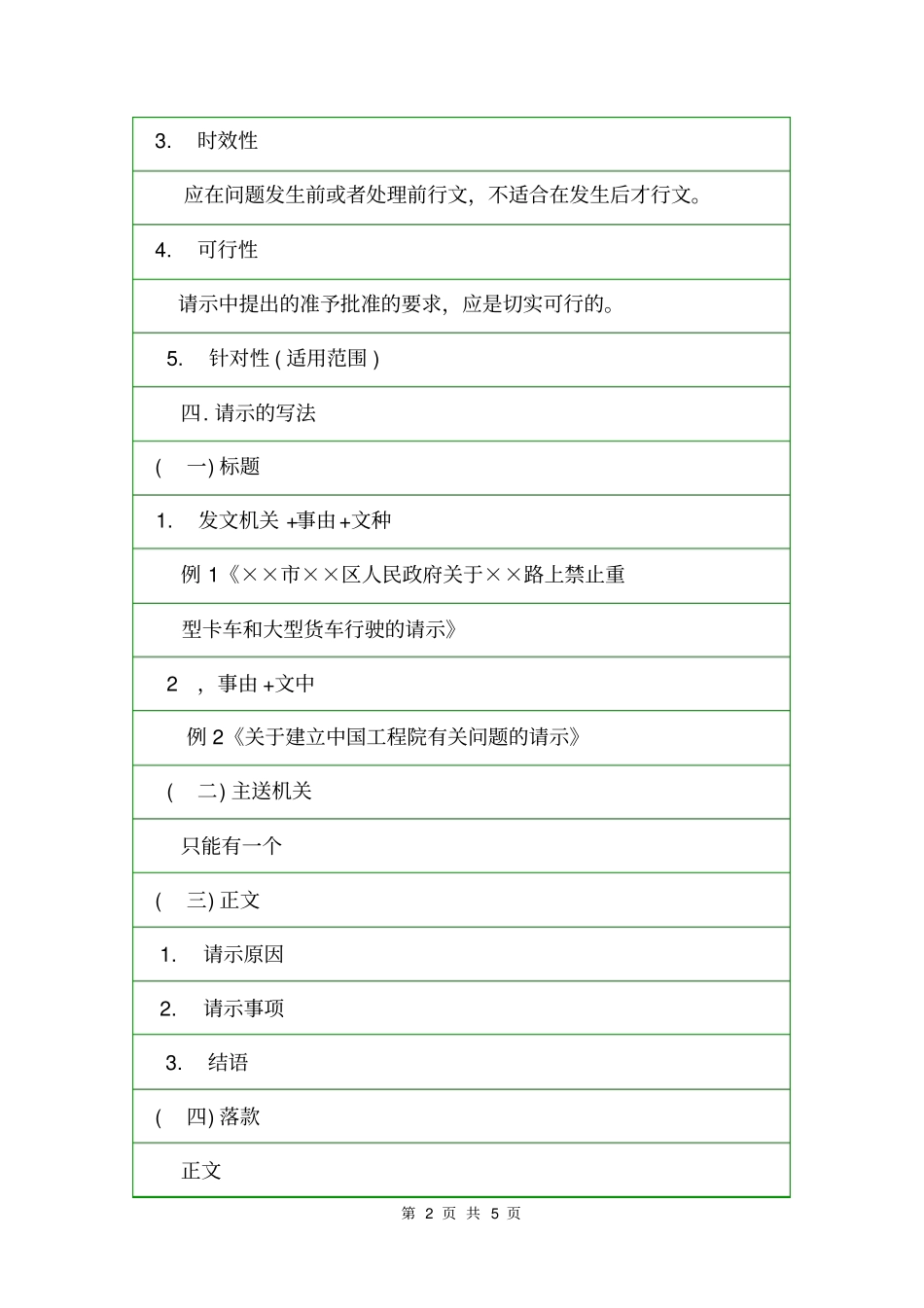 公文请示格式模板请示_第2页